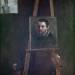 Self Portrait Mounted on an Easel